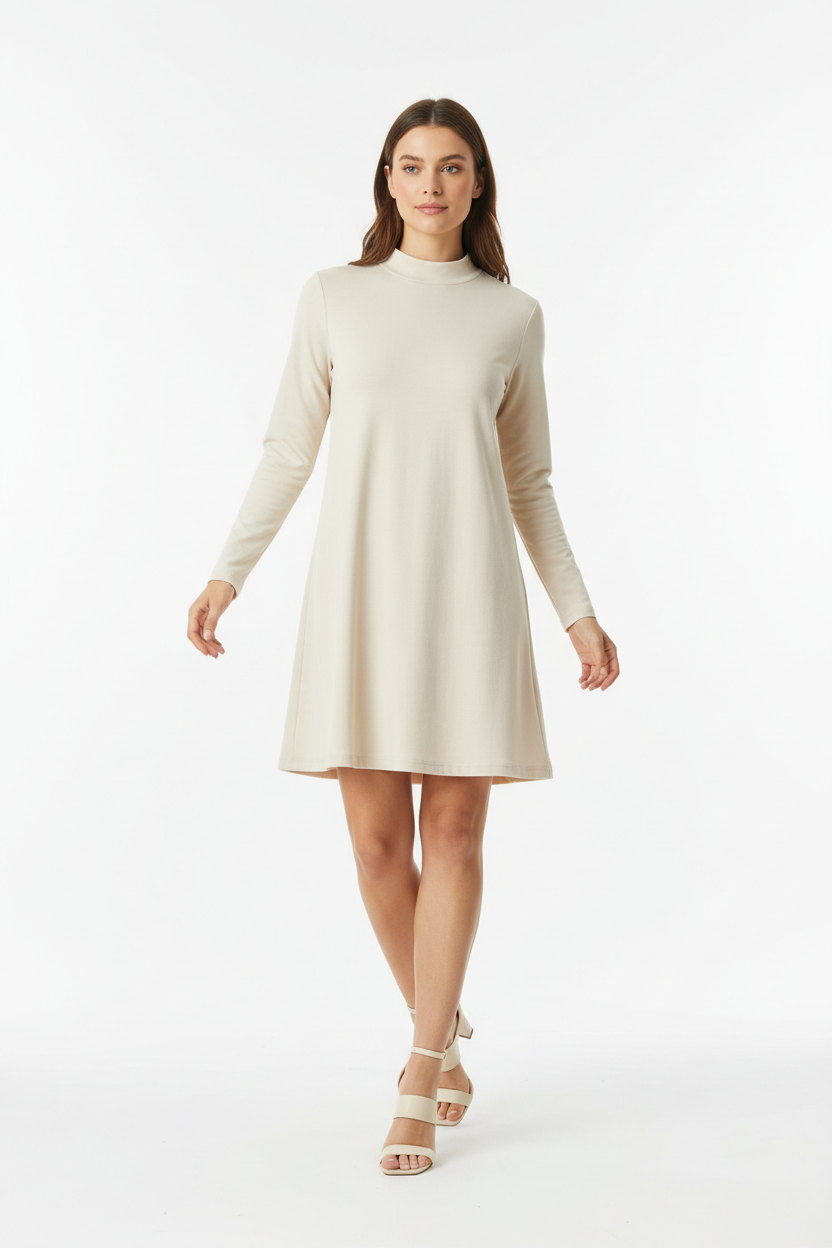 Casual Solid Mini Dress