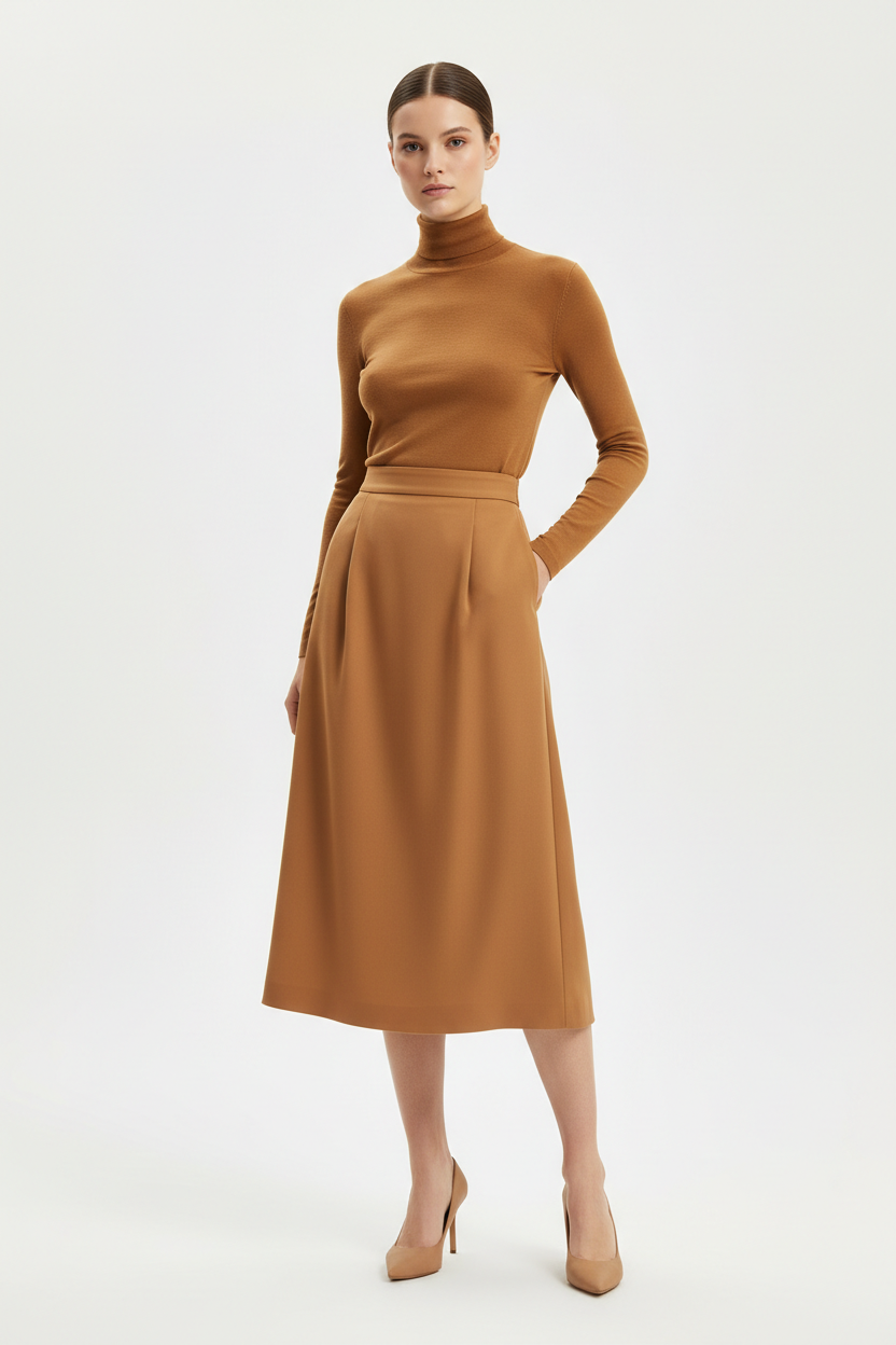 Elegant Midi Skirt