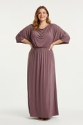 Plus Size Solid Dress