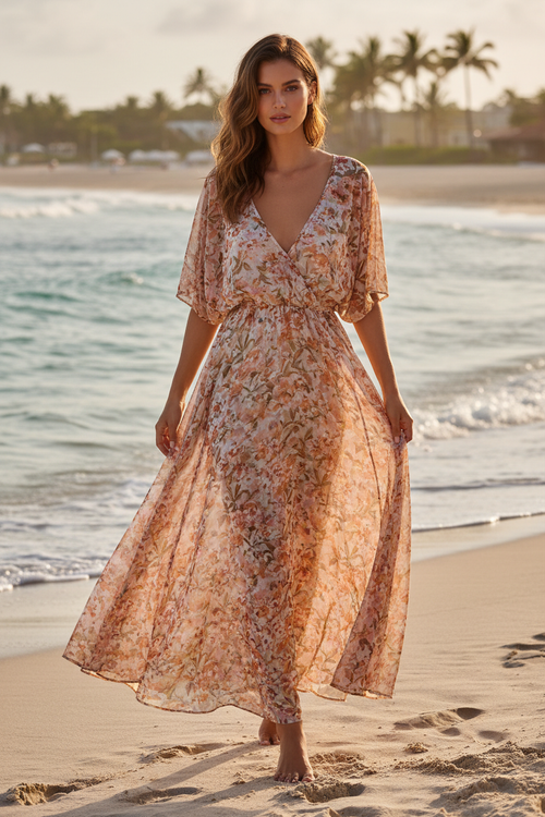 Bohemian Maxi Vacation Dress