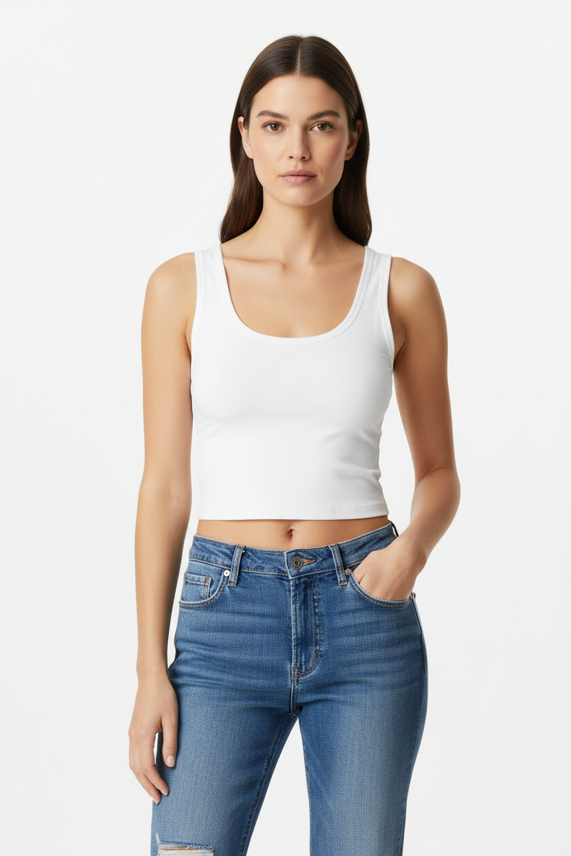 Basic Crop Tank Top